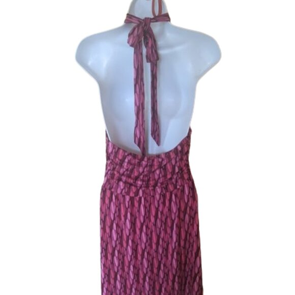 GUESS Pink Halter Dress Size Medium - Picture 3 of 4